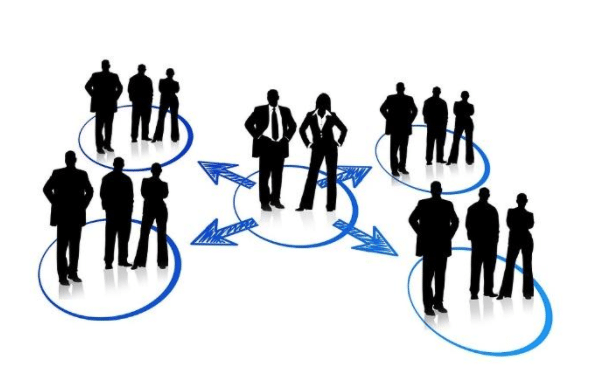 business networking silhouette png